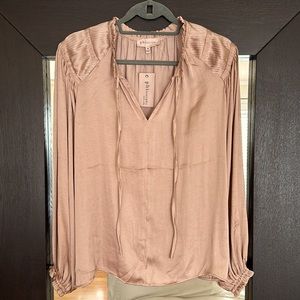 NWT Philosophy Women’s Rose Gold Blouse 🔥 Size M